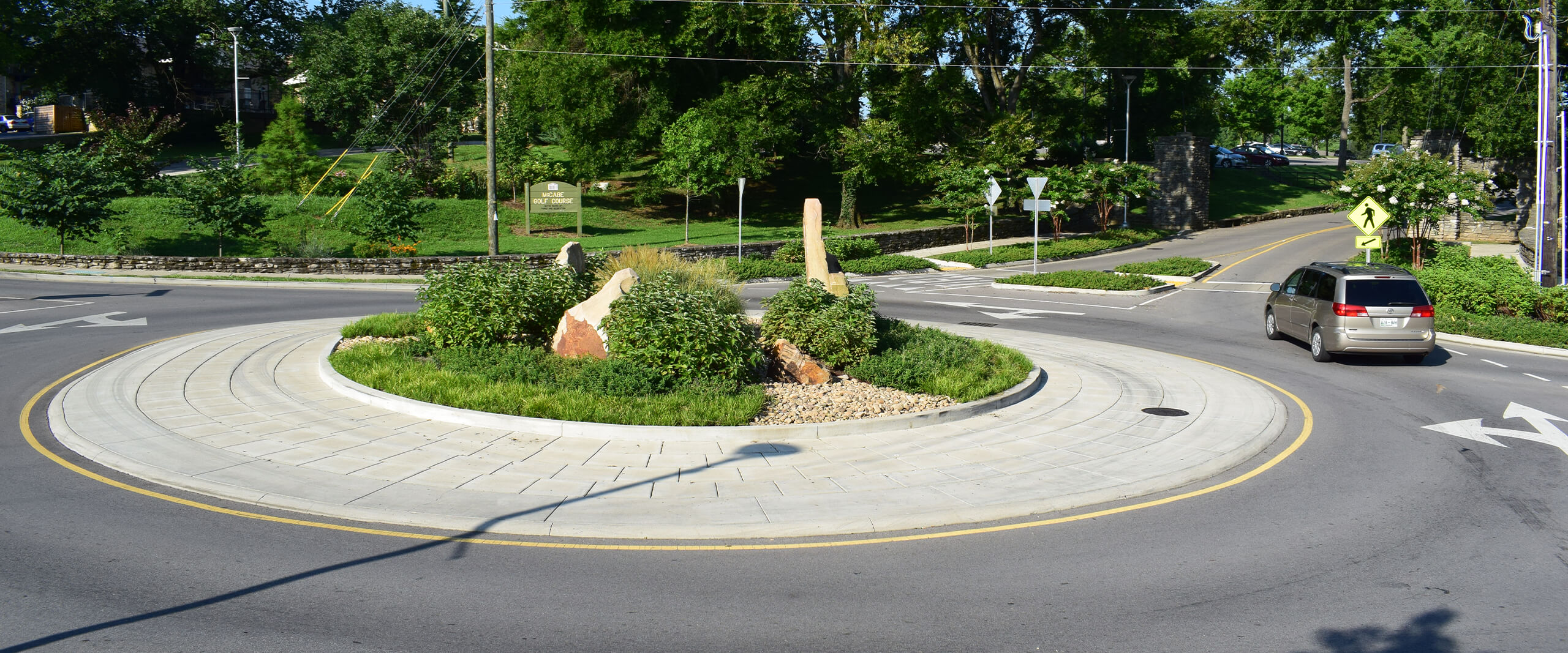 The 46th and Murphy Road roundabout