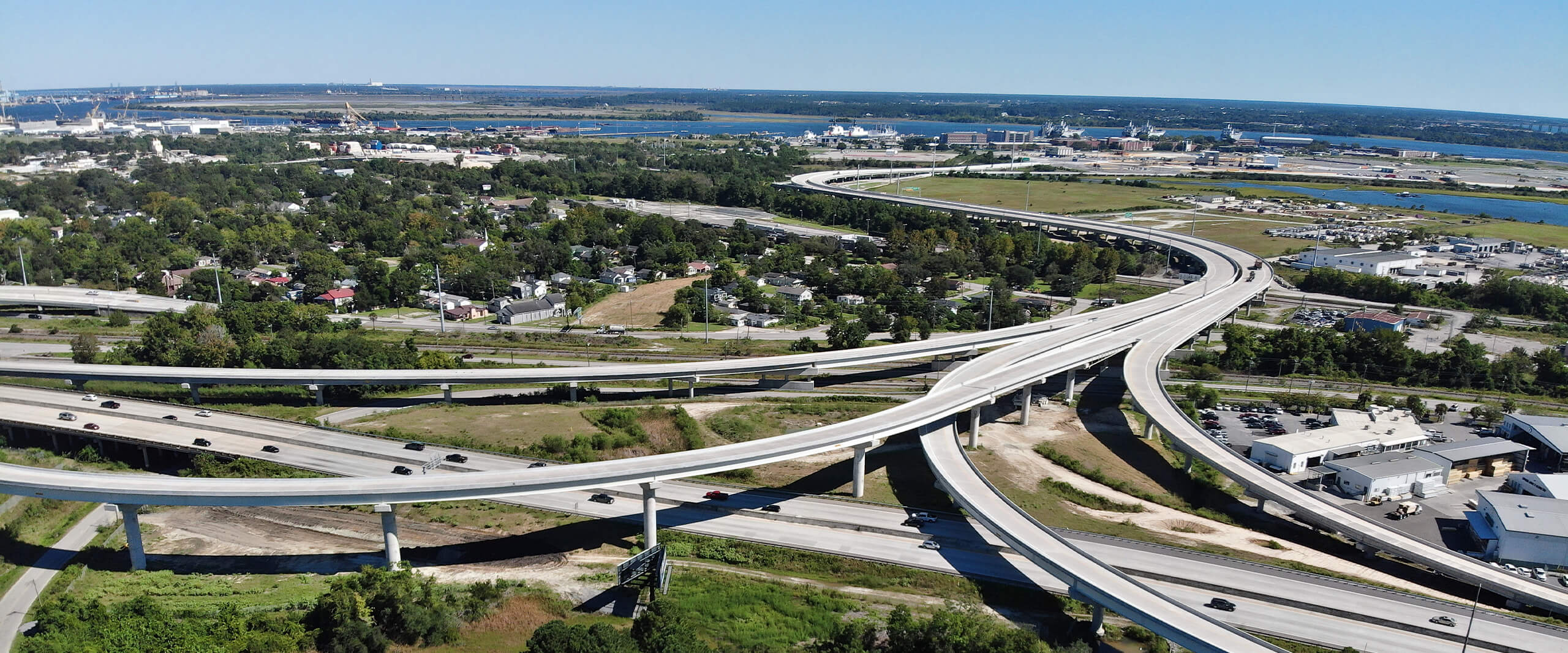 An interchange on the horizon