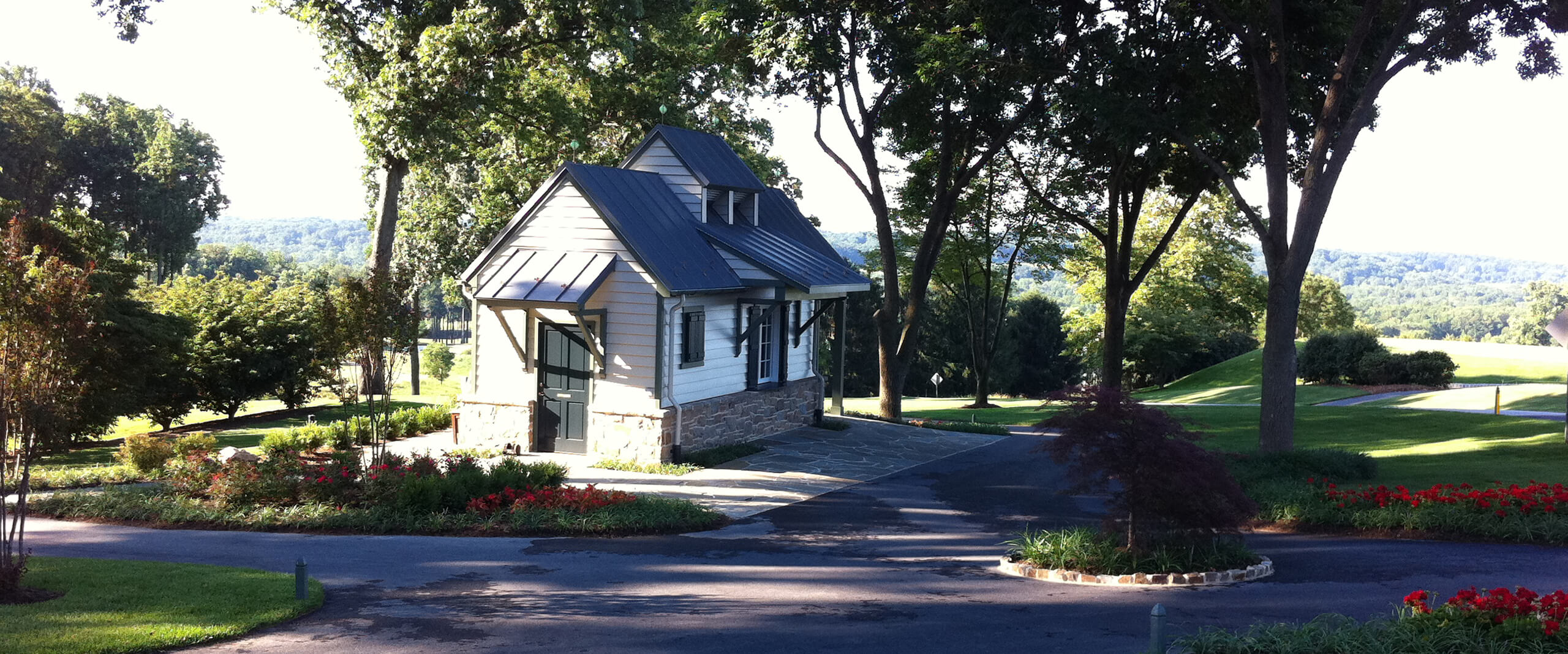 The halfway house at Caves Valley Golf Club