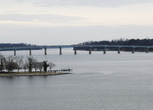 The Severn River bridge in Anne Arundel County