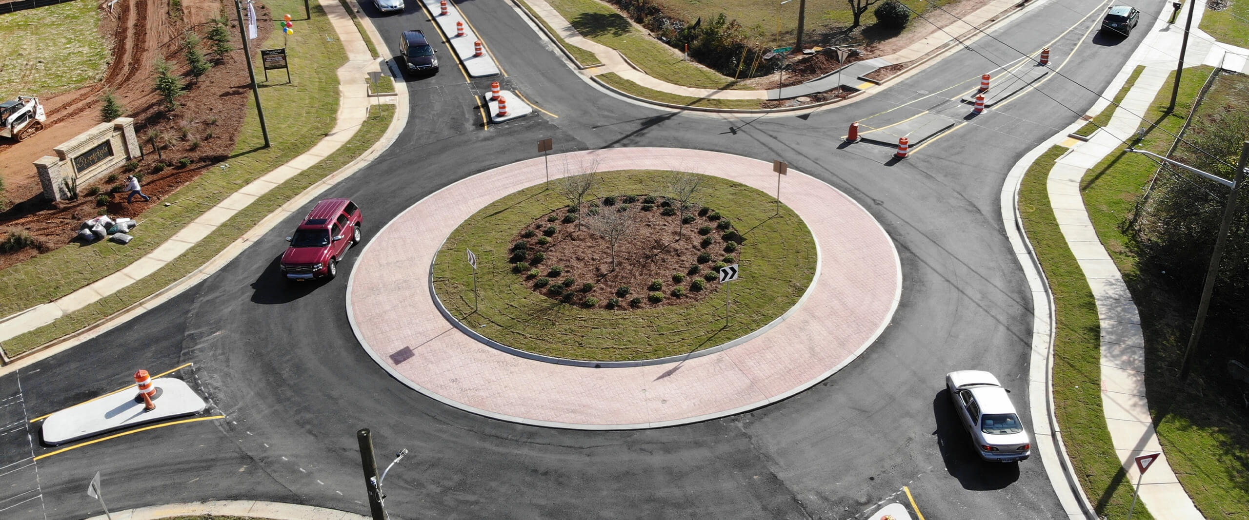 A roundabout in Georgia