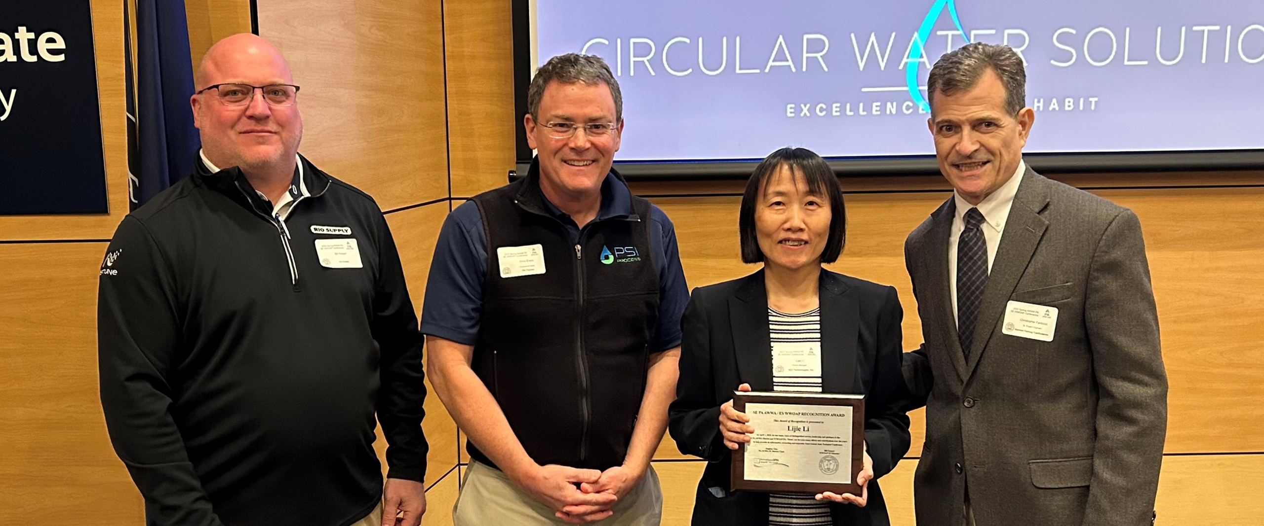Lijie Li AWWA Award