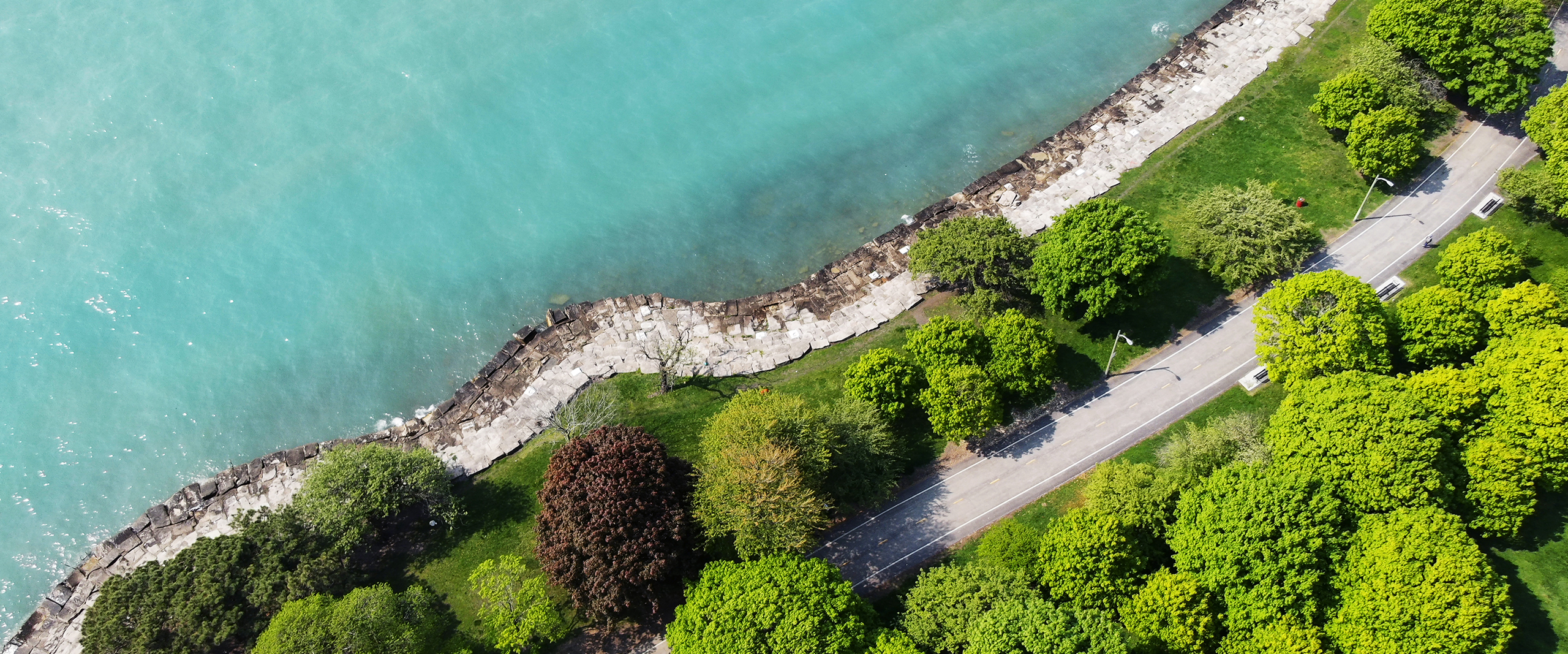 Promontory Point Seawall Inspection and Drone Survey