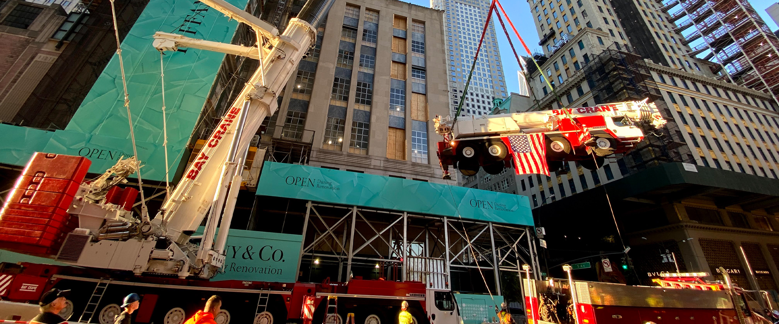 Crane Lift at Tiffany’s